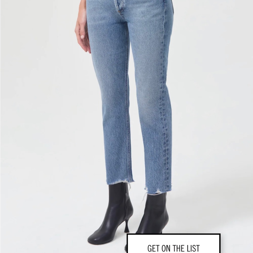 AGOLDE Riley High Rise Straight Crop Jean. - Picture 7 of 9